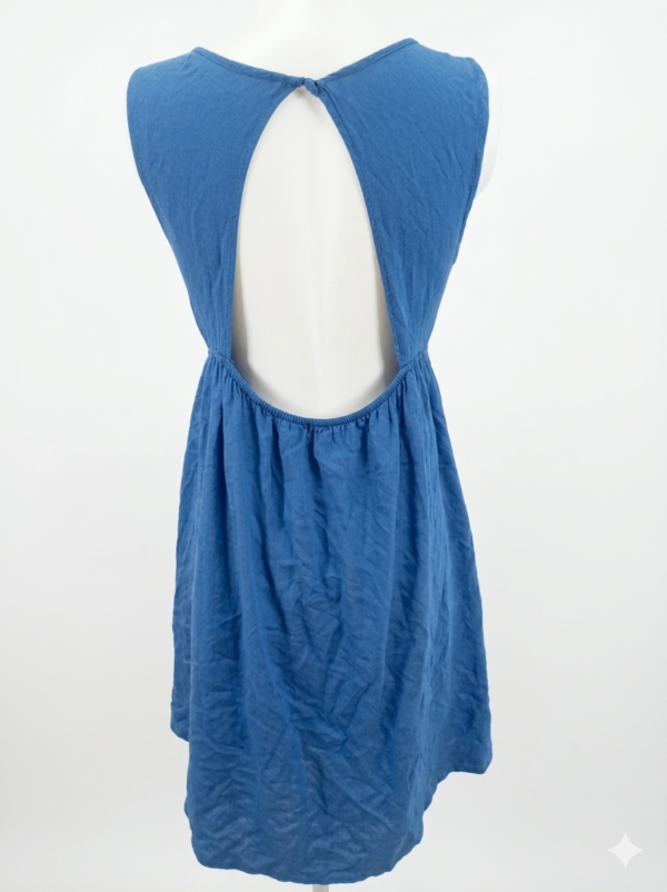 Vestido Azul Eléctrico con Espalda Descubierta