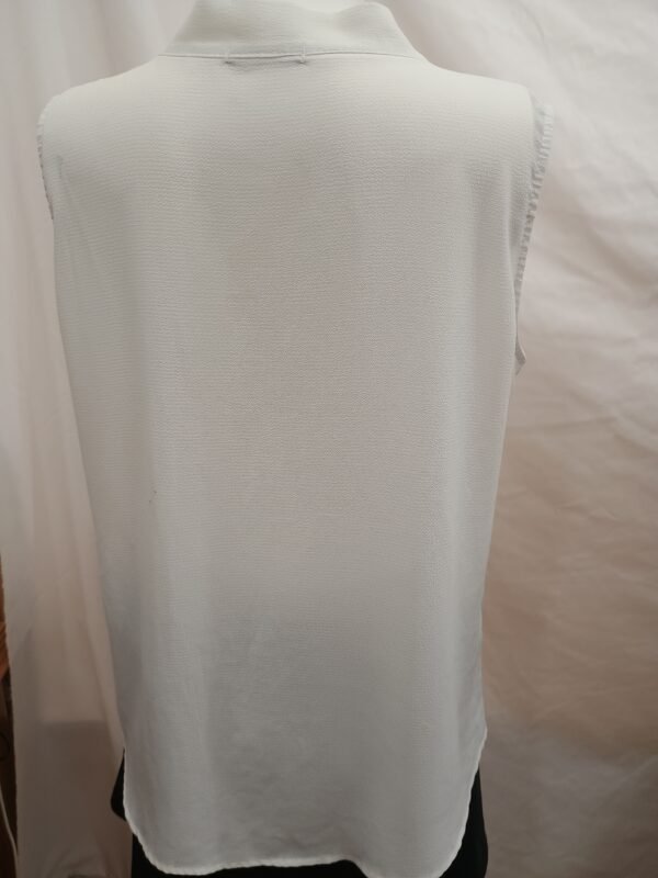 Blusa blanca elegante mujer talla M