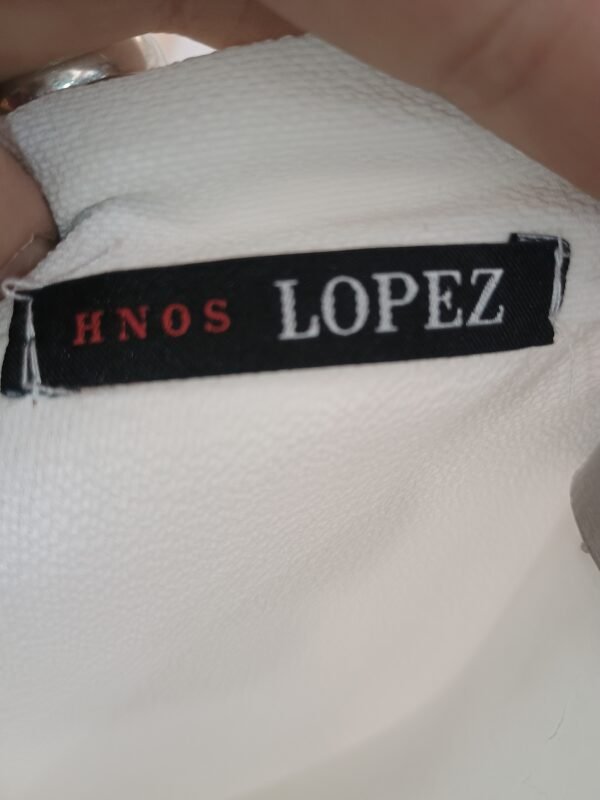 Blusa blanca elegante mujer talla M