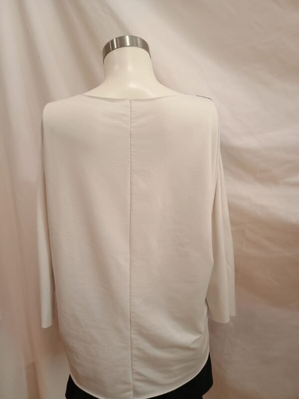 Camiseta oversize estampada con lentejuelas – Talla L/XL