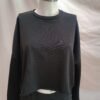 Sudadera crop negra Primark – Talla S