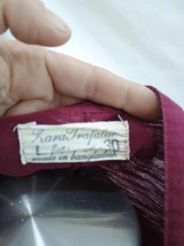 Blusa granate fluida – Zara Trafaluc – Talla L