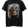 Camiseta rock negra con calavera