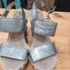 Sandalias cuña plateadas Parronet – talla 37