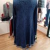 2b843858-ab6f-4fd9-98cb-61afe6ce89bb.jpeg Vestido azul marino efecto encaje – corte evasé – marca Poète