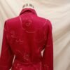 Blusa roja Arycl talla 44 cruzada con lazo elegante