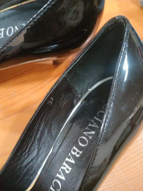 Zapatos de tacón negros elegantes Luciano Barachini – talla 37
