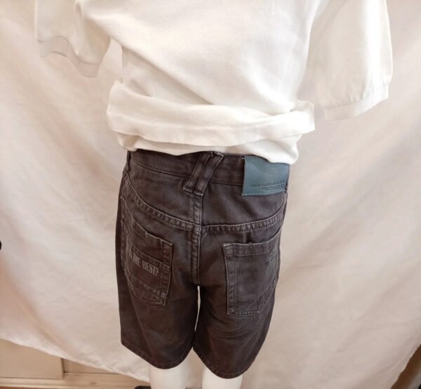 Conjunto niño Lacoste polo blanco + bermuda vaquera zara boys talla 8 años