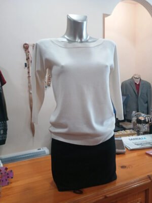 Jersey ZARA Blanco – El básico que va con todo talla L