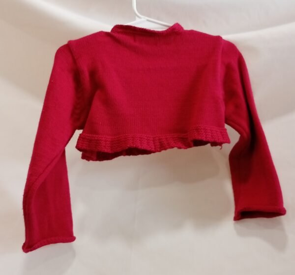 bolero rojo punto niña Neck & Neck talla 12-18 meses