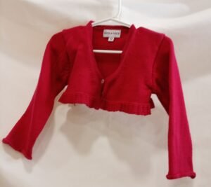 bolero rojo punto niña Neck & Neck talla 12-18 meses