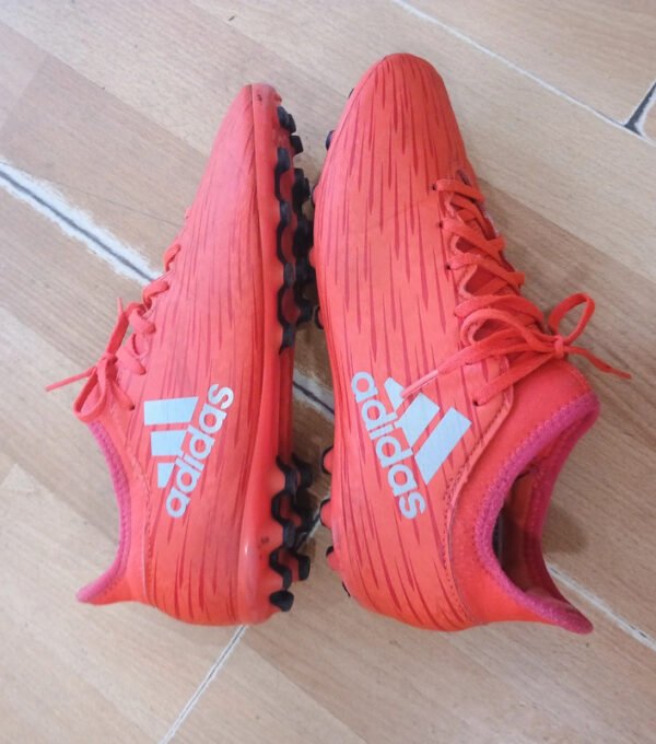 Botas de fútbol Adidas X Techfit naranja – Talla 38⅔ – Césped artificial