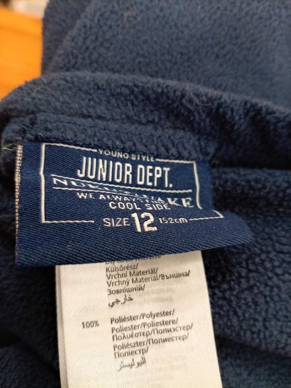 Chaqueta Nukutavate reversible niño/a 2 en 1 – Verde / Polar azul – Talla 12 (152 cm)