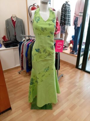 Vestido largo y chaquetilla Bambola talla 42– Elegante y favorecedor