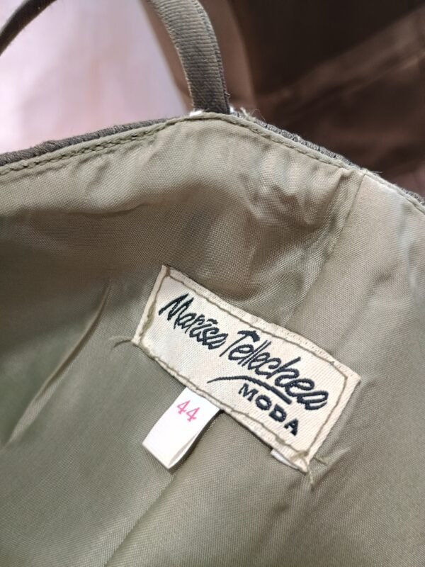 Top Corset Satinado Bronce Talla 44 – María Téllez Moda