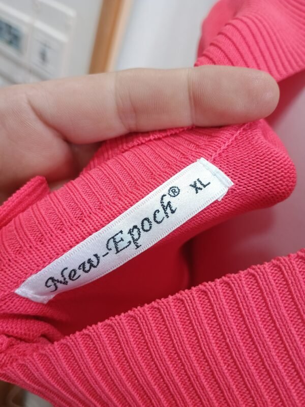 Top Rosa Fucsia Punto Fino Talla XL – Estilo Casual