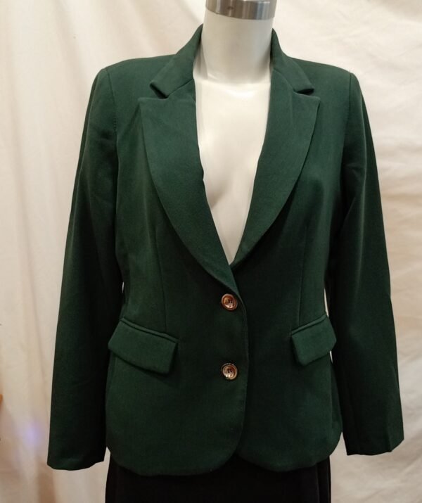 Blazer verde botella talla 42 – PAOLA