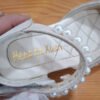 Zapatos niña Meng Ke Xuan brillo y perlas – talla 24 – cerem