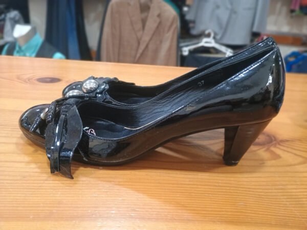 Zapatos de tacón negros elegantes Luciano Barachini – talla 37