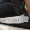 Vestido negro elegante Lipsy London – talla 42 – fiesta