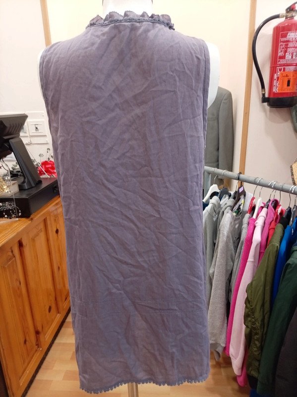 Vestido lila estilo boho