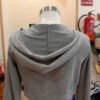 Sudadera corta con capucha gris y cremallera – Shein XS