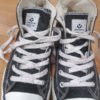 Zapatillas altas Victoria negras tipo Converse – talla 35
