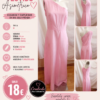 dc73acb6cb7bbc30279b1f617d0b7c68e08109136deb39d54a2eaf7c38f6d5be Vestido largo rosa asimétrico hecho a mano – elegante y único