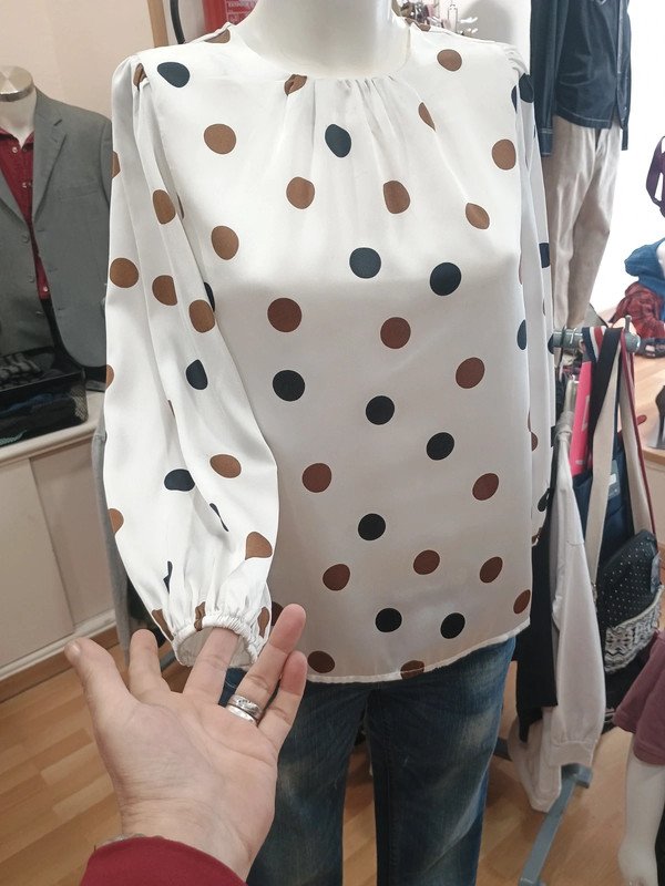 Blusa de lunares mujer Sfera Casual | Talla M