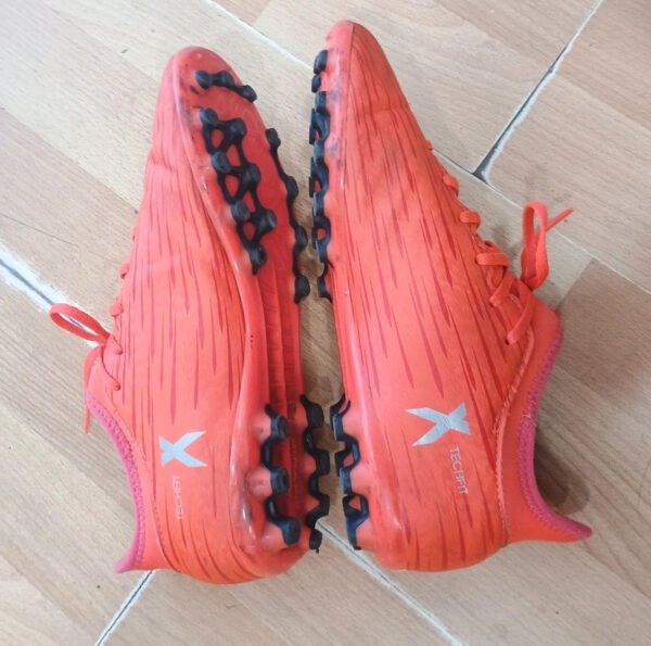 Botas de fútbol Adidas X Techfit naranja – Talla 38⅔ – Césped artificial
