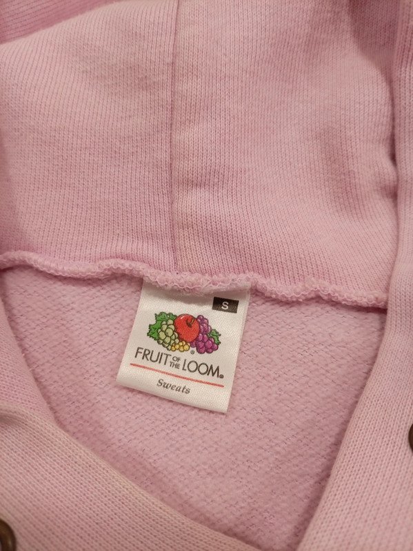 Sudadera rosa con capucha