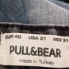 Jeans negros rotos – Talla 31 (USA) / 40 (EUR) – Pull&Bear