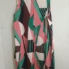 Vestido multicolor con estampado geométrico – talla XL