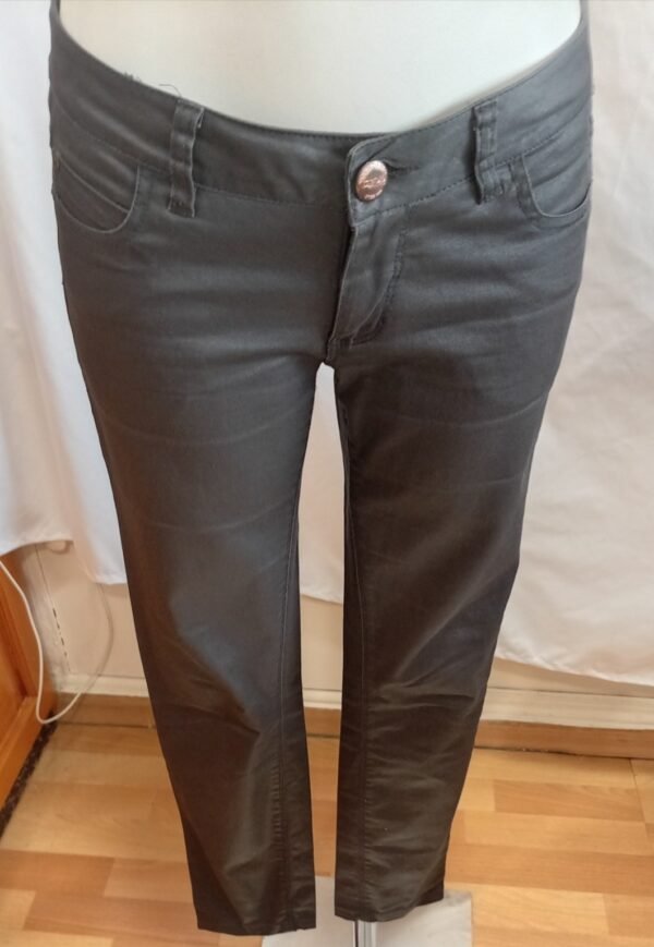 file_000000003b3c71f4b93697dd6558621f Pantalón efecto piel gris oscuro 🖤 ONLY | skinny | talla 36