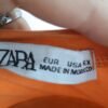 Camiseta crop naranja ZARA S/M – “Angels” espalda