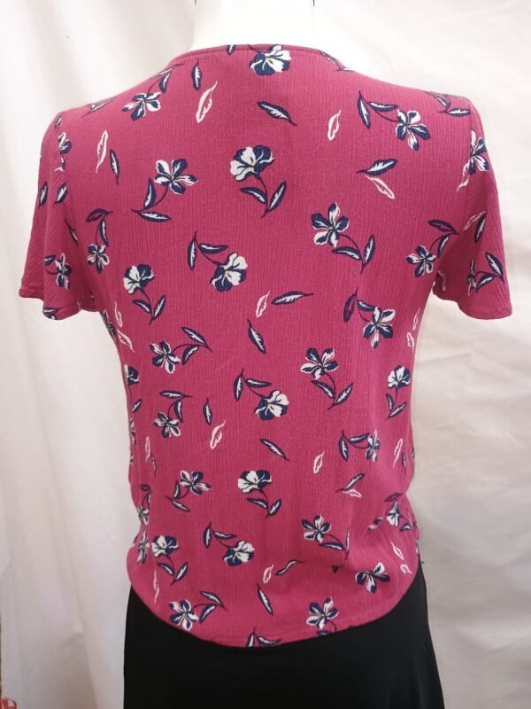blusa floral rosa springfield talla S