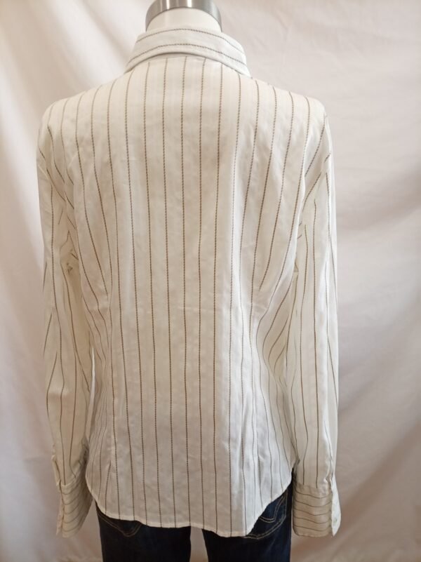 file_00000000535c7243b5316b398c6abd66 (1) Camisa blanca de rayas finas | Algodón elástico | Manga larga elegante