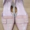 zapatos tacón piel rosa adela gil talla 38 made in spain