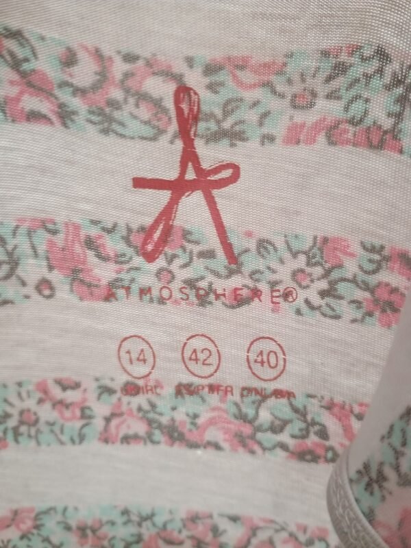 Camiseta sin mangas flores Atmosphere M – fresca y veraniega