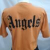 Camiseta crop naranja ZARA S/M – “Angels” espalda