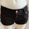 file_00000000f5f07243a042070fd21991da Short negro Bershka talla 34 XS denim verano