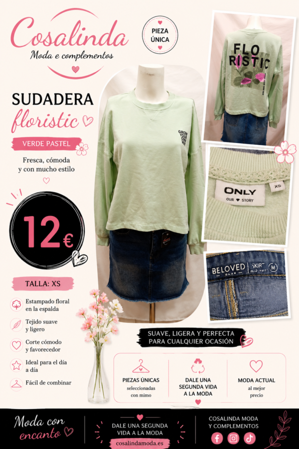 file_000000000b307246acf64b92f48a2878 Outfit mujer sudadera verde pastel y falda vaquera