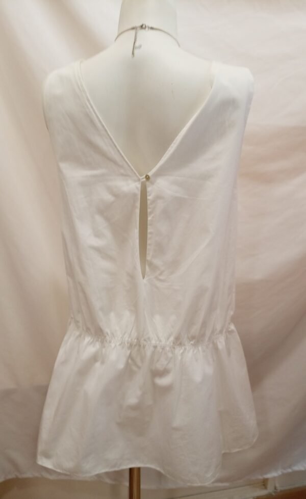 file_0000000060a871f49fbdbe5330860848 Vestido pantalón corto blanco Zara + collar | Talla L | Verano elegante