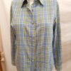 Camisa de cuadros azul y amarilla | Talla S