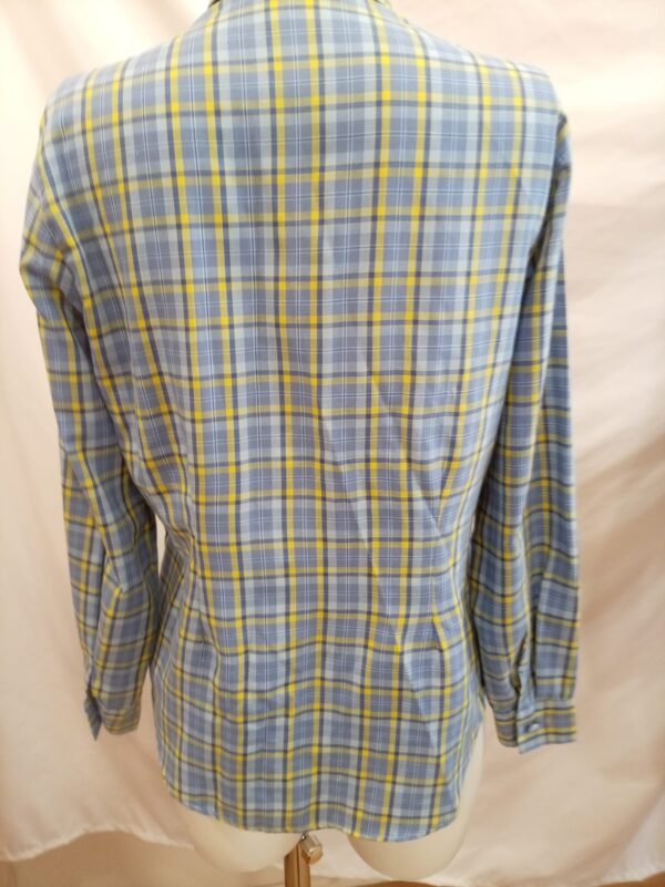 Camisa de cuadros azul y amarilla | Talla S